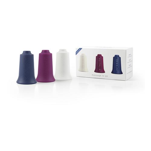 BellaBambi® original trio bianco/color mora/blu acciaio, 1019453, utensili per massaggi
