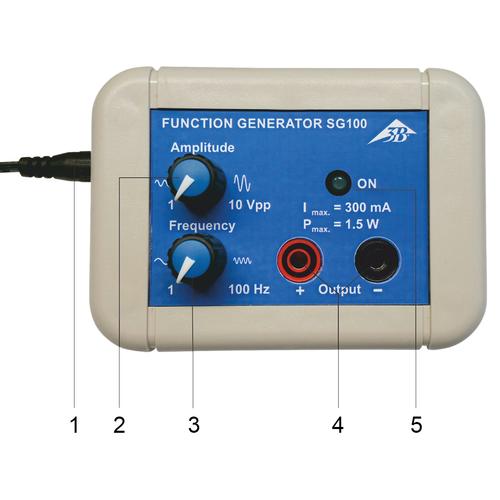 Generatore sinusoidale SG100 (115 V, 50/60 Hz), 1021745, Alimentatori fino a 25 V CA e 60 V CC