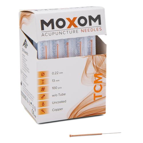 Aghi per agopuntura MOXOM TCM 100 pz. ( non rivestiti) 0,22 x 13 mm
, 1022099, Aghi per agopuntura MOXOM