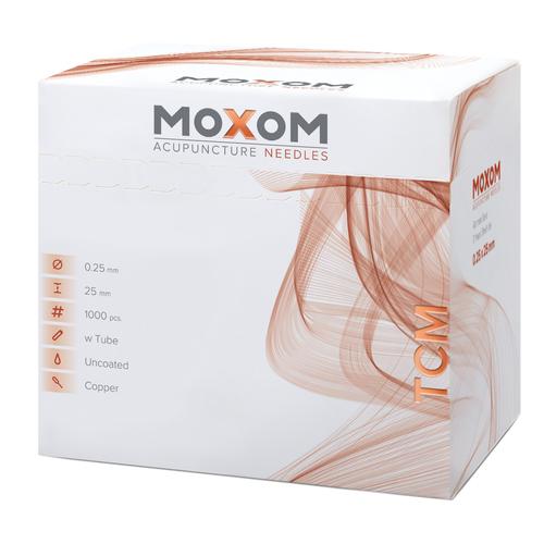 Aghi per agopuntura MOXOM TCM 1000 pz. ( non rivestiti) 0,25 x 25 mm, 1022355, Aghi per agopuntura MOXOM