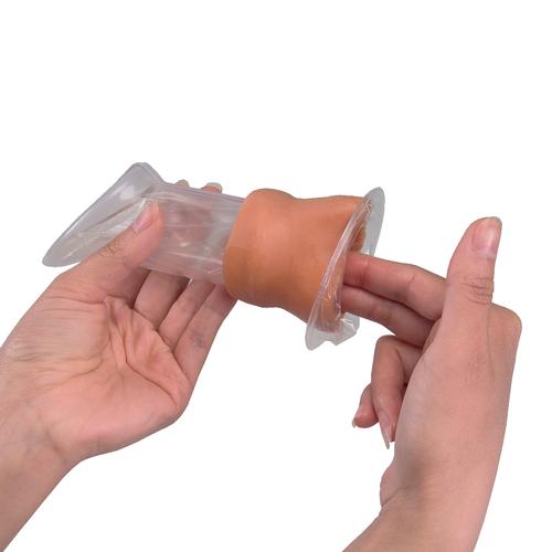 Modello di condom da donna per esercitazioni (color pelle chiara), 1000339 [L41/2], Educazione sessuale