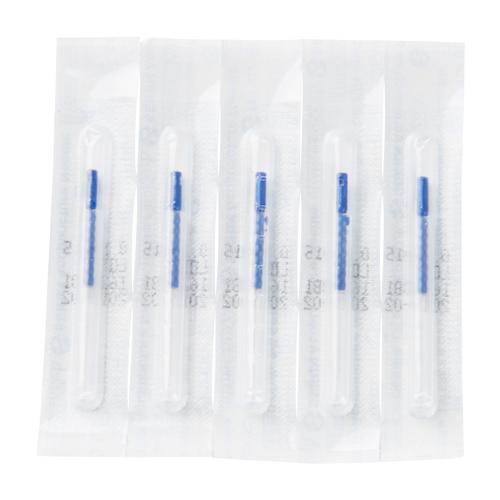 SEIRIN ® tipo J15  – 0,10 x 15 mm, azurro, scatole da 100 aghi., 1015547 [S-J1015], Silicone-Coated Acupuncture Needles