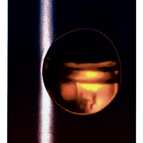 Tubo di Franck-Hertz con neon su zoccolo di collegamento, 1000912 [U8482230], Esperimento di Franck-Hertz
