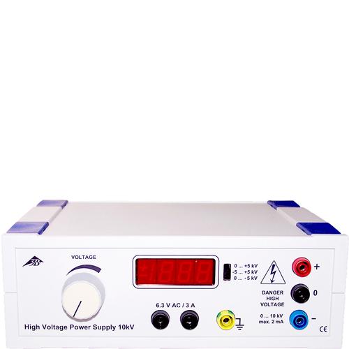 Alimentatore ad alta tensione 10 kV (230 V, 50/60 Hz), 1019234 [U8557480-230], PON Fisica - Strumentazione per laboratorio di elettronica
