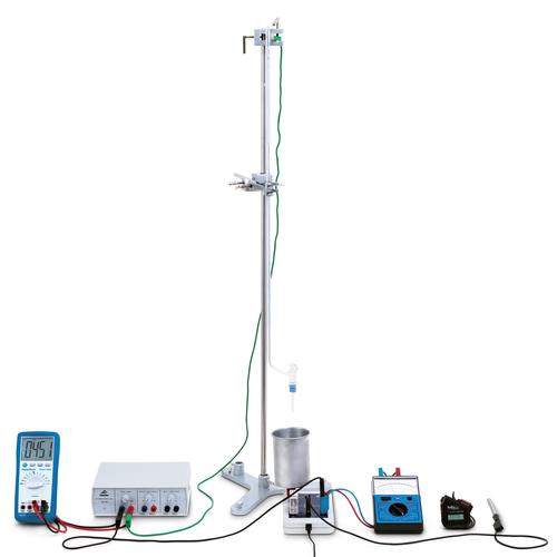Esperimento: Gocce d’acqua cariche, Equipaggiamento di base (230 V, 50/60 Hz), 8000606 [UE3020100-230], Elettrologia