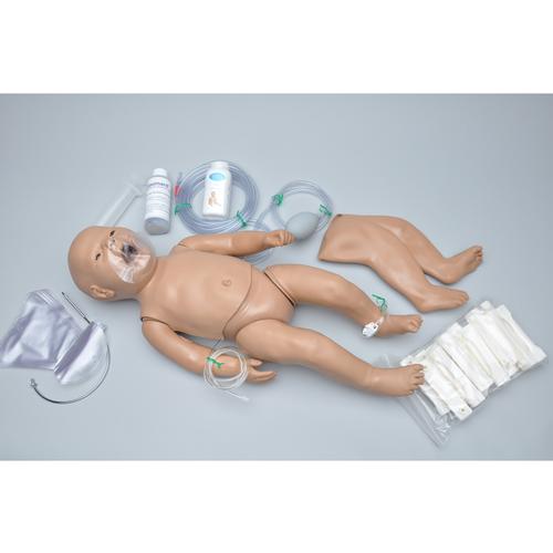 Simulatore neonatale di RCP e primo soccorso con accesso intraosseo e venoso, 1017561 [W45136], ALS neonatale
