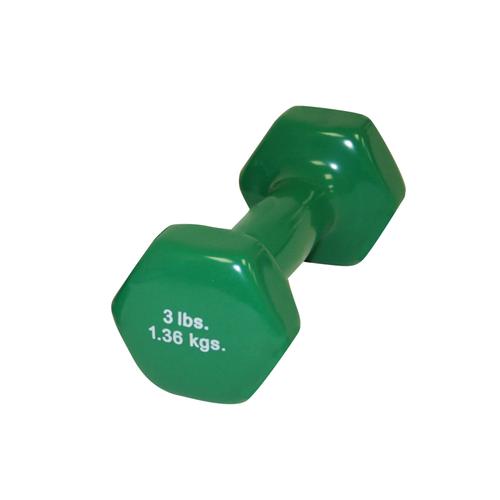 Manubrio per esercizi Cando - 1,3 kg - verde, 1015473 [W53640], Manubri - Pesi
