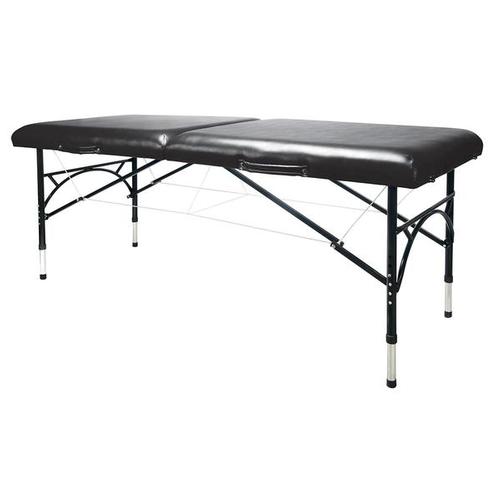 Tavolo da massaggio portatile in alluminio 3B, nero, 1018653 [W60610MBK], sedie e lettini per i massaggi