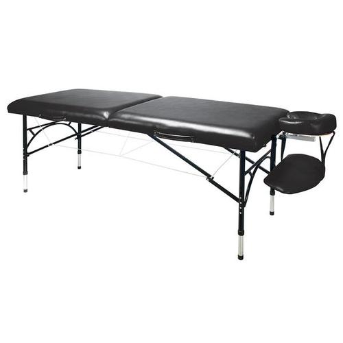 Tavolo da massaggio portatile in alluminio 3B, nero, 1018653 [W60610MBK], Mobili per agopuntura