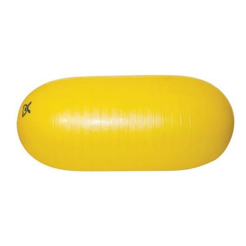 Rullo dritto gonfiabile Cando®, giallo, 40 x 90 cm, 1015452 [W67194], Palle da ginnastica