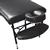 Tavolo da massaggio portatile in alluminio 3B, nero, 1018653 [W60610MBK], sedie e lettini per i massaggi (Small)